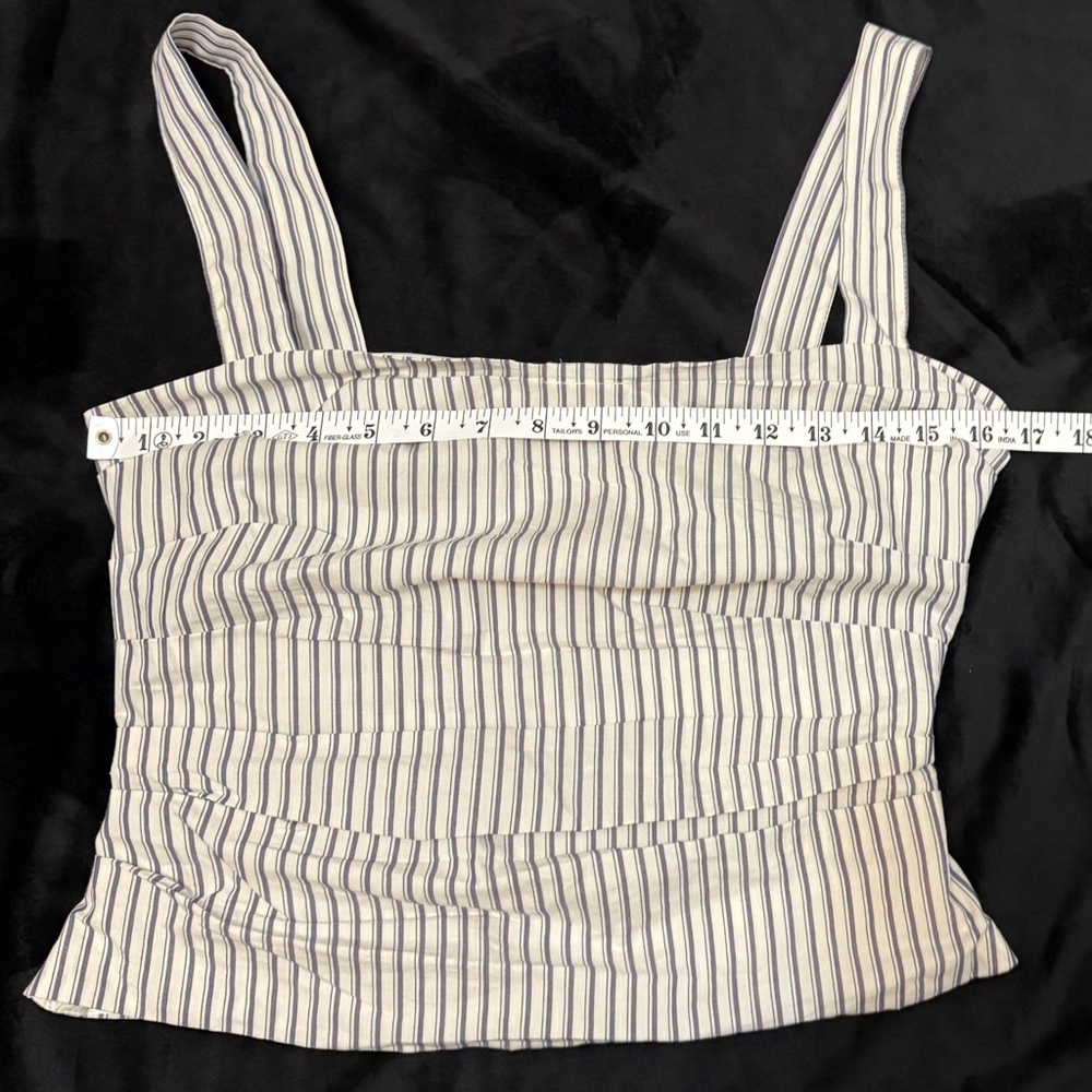 LIONESS Cobain Corset in Ivory Multi Stripe Size Medium - Picture 9 of 13
